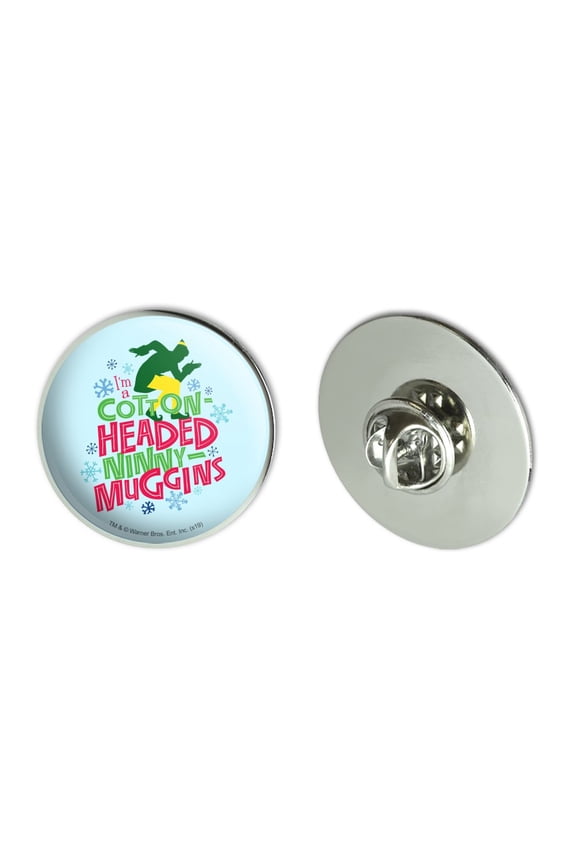 Elf Movie Cotton-Headed Ninny-Muggins Metal 1.1" Tie Tack Hat Lapel Pin Pinback