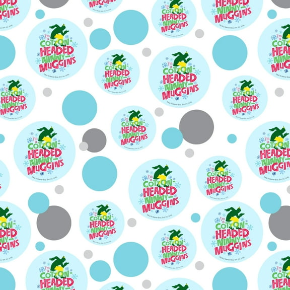 Elf Movie Cotton-Headed Ninny-Muggins Premium Gift Wrap Wrapping Paper Roll