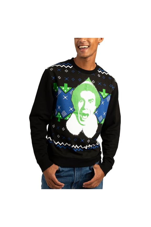 Elf Movie Crew Neck Sweatshirt-Small