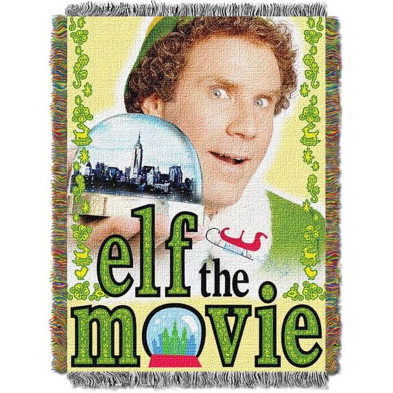 Elf Movie Elffin Woven Tapestry Throw Blanket