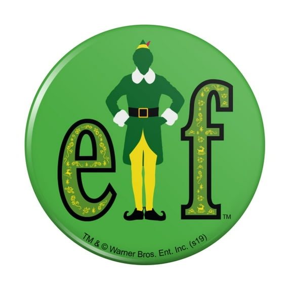 Elf Movie Logo Pinback Button Pin