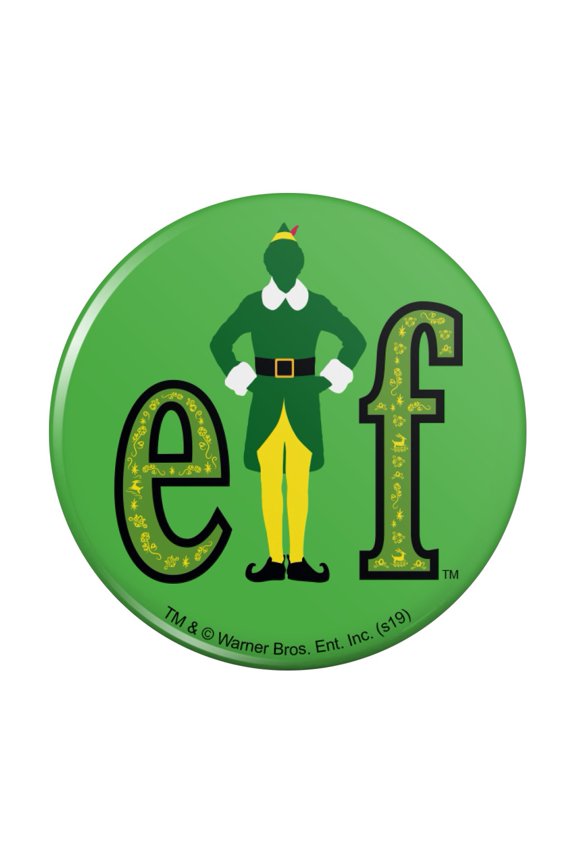 Elf Movie Logo Pinback Button Pin
