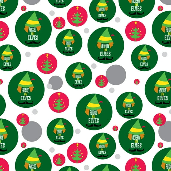 Elf Movie Raised by Elves Premium Gift Wrap Wrapping Paper Roll