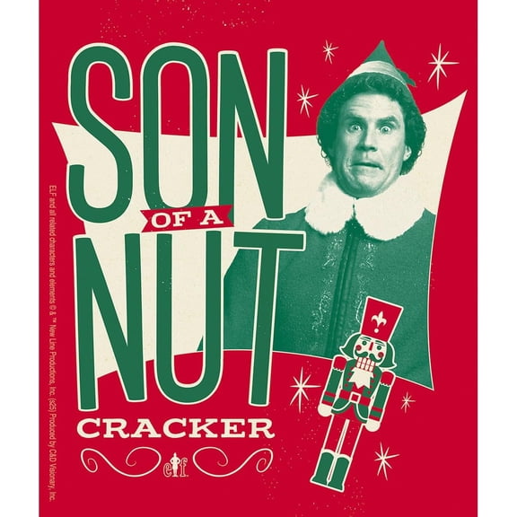 Elf Nutcracker 4.25"x5" Sticker