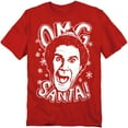 thumbnail image 1 of Elf T-Shirt Omg Santa Unisex Graphic Tee For Men & Women, 1 of 7
