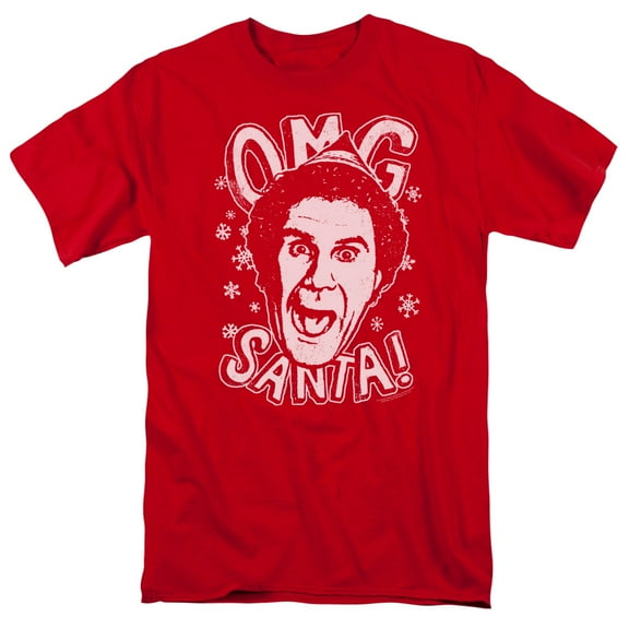 Elf - Omg Santa - Short Sleeve Shirt - XXXX-Large