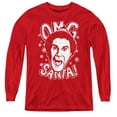 thumbnail image 1 of Elf - Omg Santa - Youth Long Sleeve Shirt - Large, 1 of 2