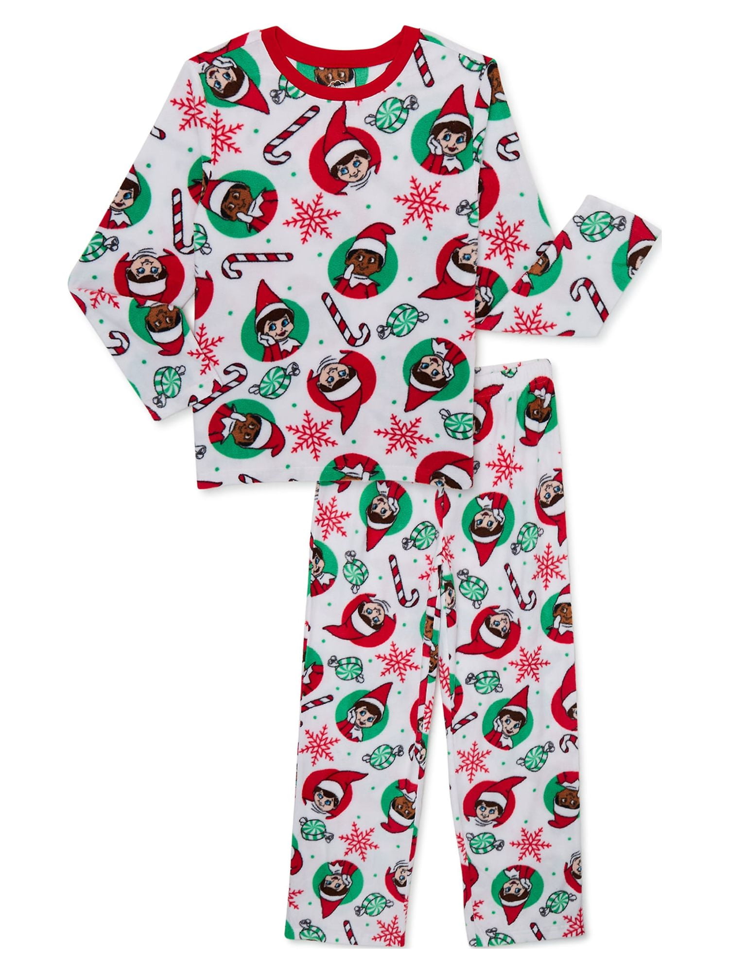 Elf On The Shelf Girls Pajama Set 2 Piece Sizes 4 12