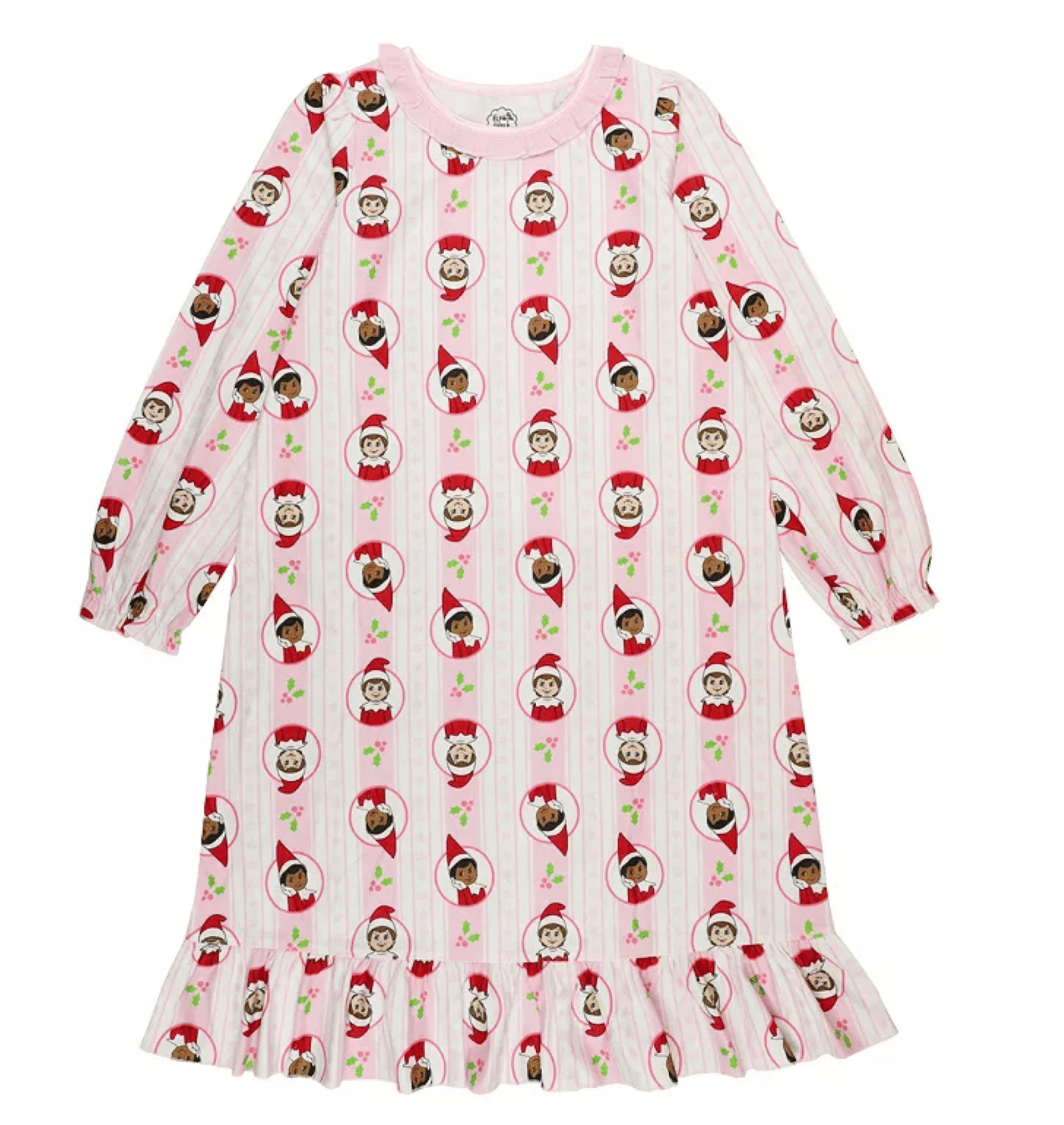 Elf On The Shelf Nightgown For Girls Size 4 - Walmart.com