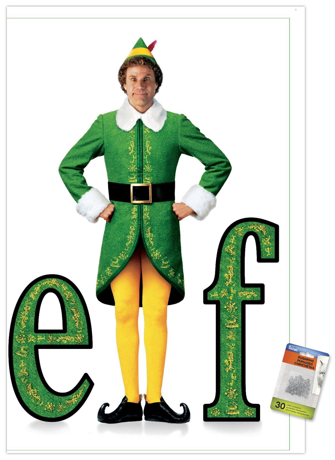 Elf - One Sheet Wall Poster with Push Pins, 22.375" x 34"