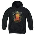 thumbnail image 1 of Elf Oooooh He'S An Angry Elf Kids Pull-Over Hoodie (Medium) for Youth Boys and Girls, Black, 1 of 5