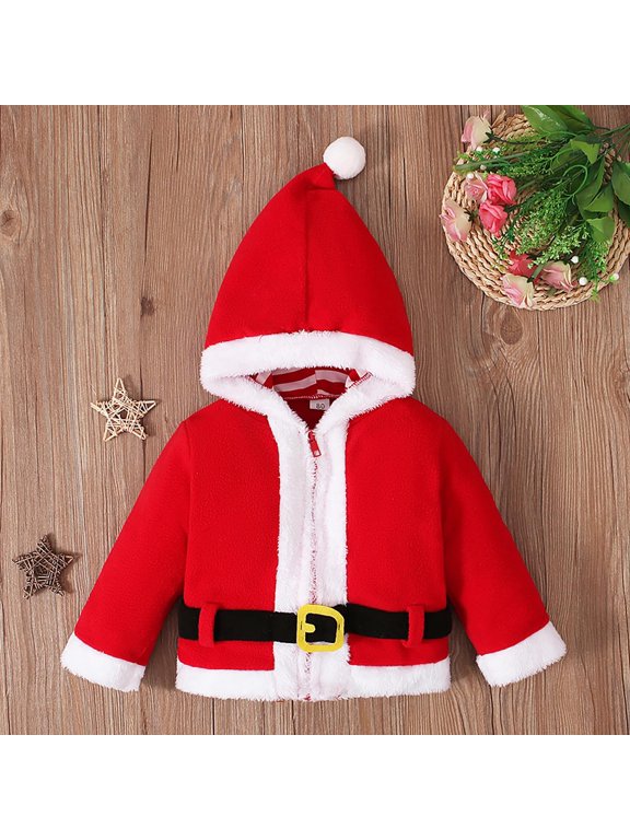 Elf Outfit for Baby Boy Long Sleeve Elf Hooded Rompers Jumpsuits Party Dress 1st Christmas Baby Boy Outfit 18-24 Months