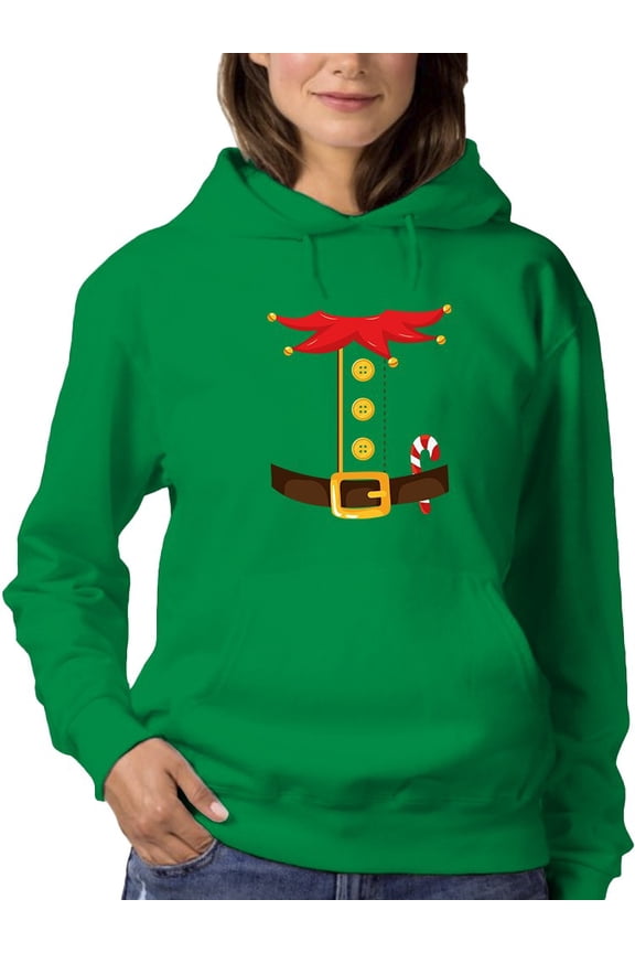 Elf Outfit Women Hoodie, Female Large