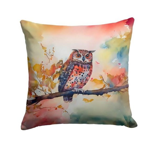 Elf Owl Throw Pillow 18 in x 18 in