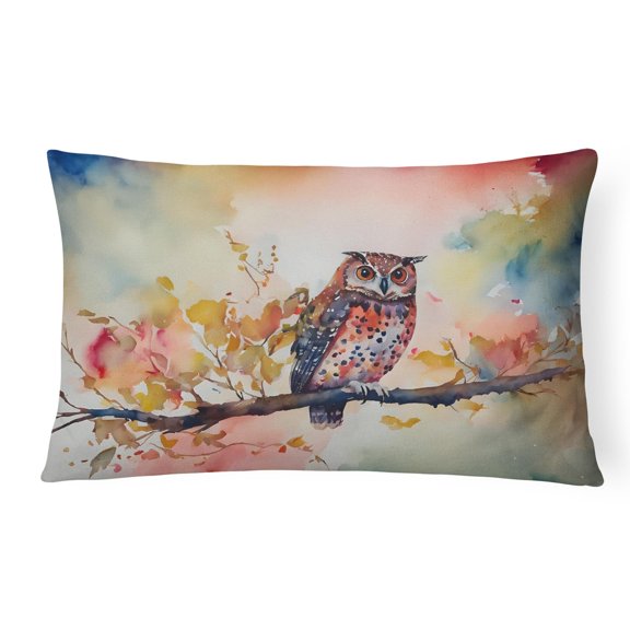 Elf Owl Throw Pillow 12 in x 16 in