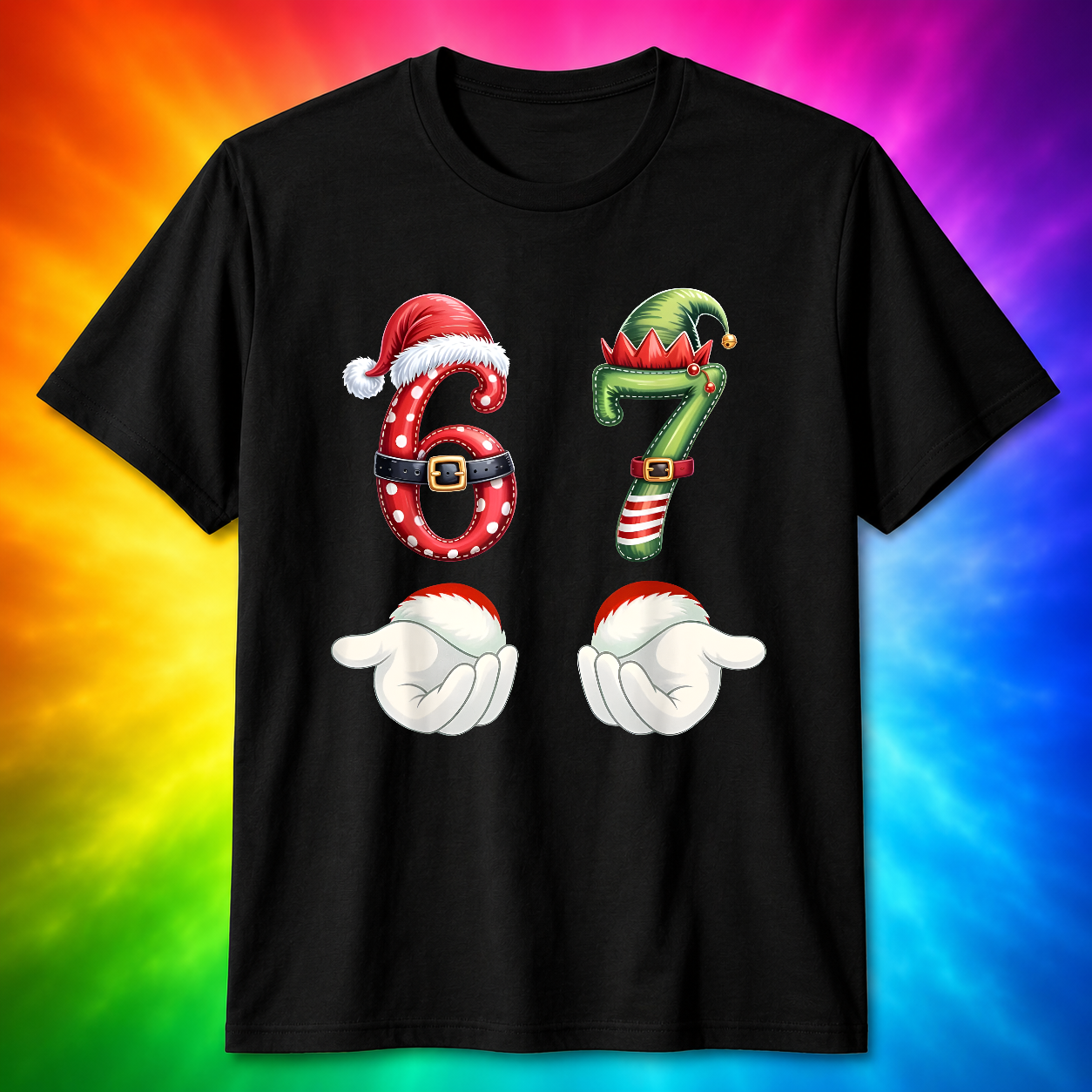 Elf Pajama 67 Meme Funny Festive Holiday Humor Unisex T-shirt Size S-5XL V13540