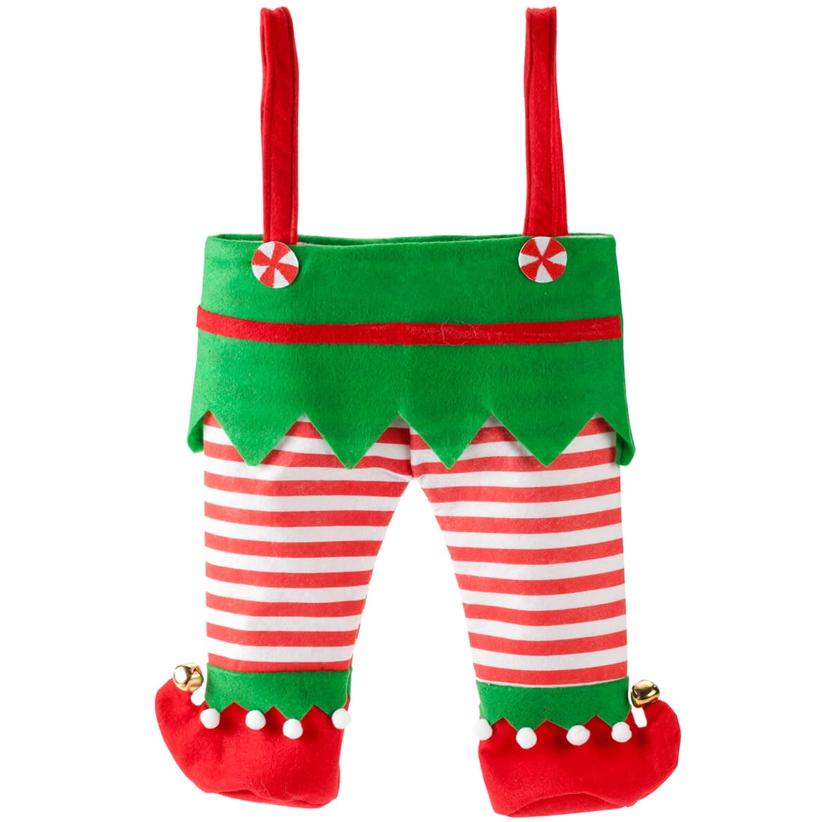 Elf Pants Stocking, Custom Christmas Stocking, Striped Design, 20??? Long