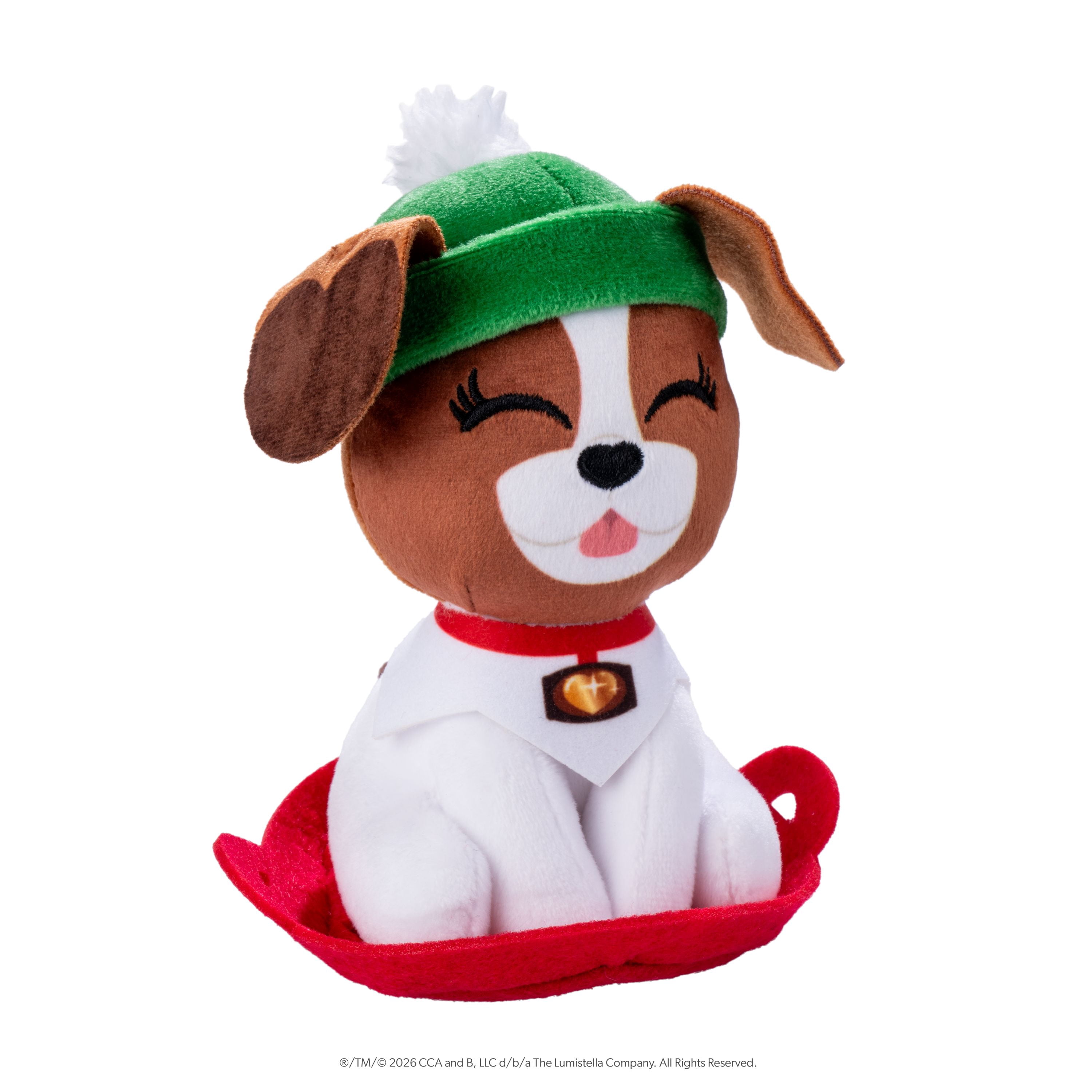 The Elf on the Shelf Elf Pets Saint Bernard Sled Smashers Pull-Back Toy