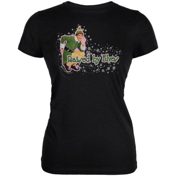 Elf - Raised By Elves Ladies T-Shirt - Medium