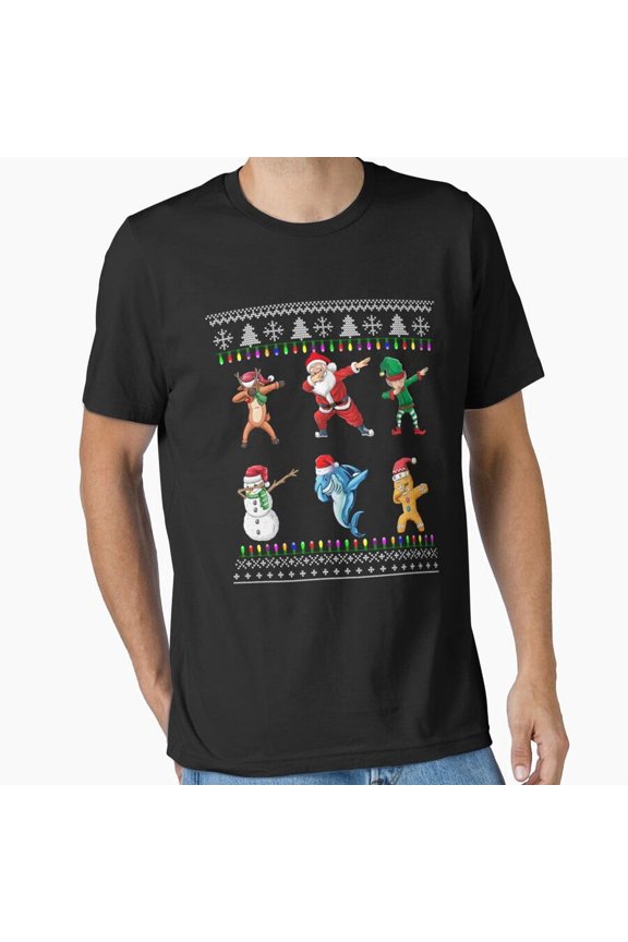 Elf Shark Dab Crew Brings Kids A Festive Holiday Christmas Fun Moment Unisex T-Shirt, up to size 5XL