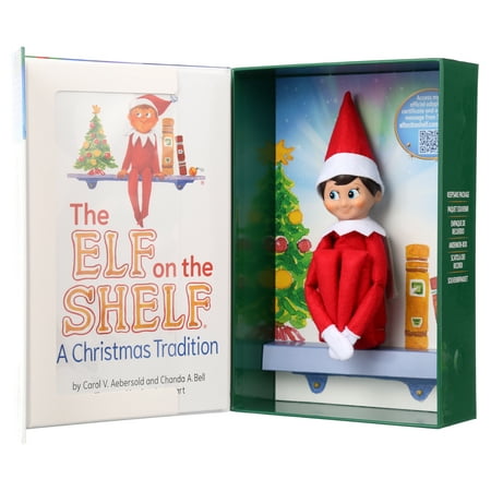 The Elf on the Shelf: A Christmas Tradition - Boy Scout Elf with Blue Eyes - Includes Artfully Illustrated Storybook, Keepsake Box and Official Adoption Certificate