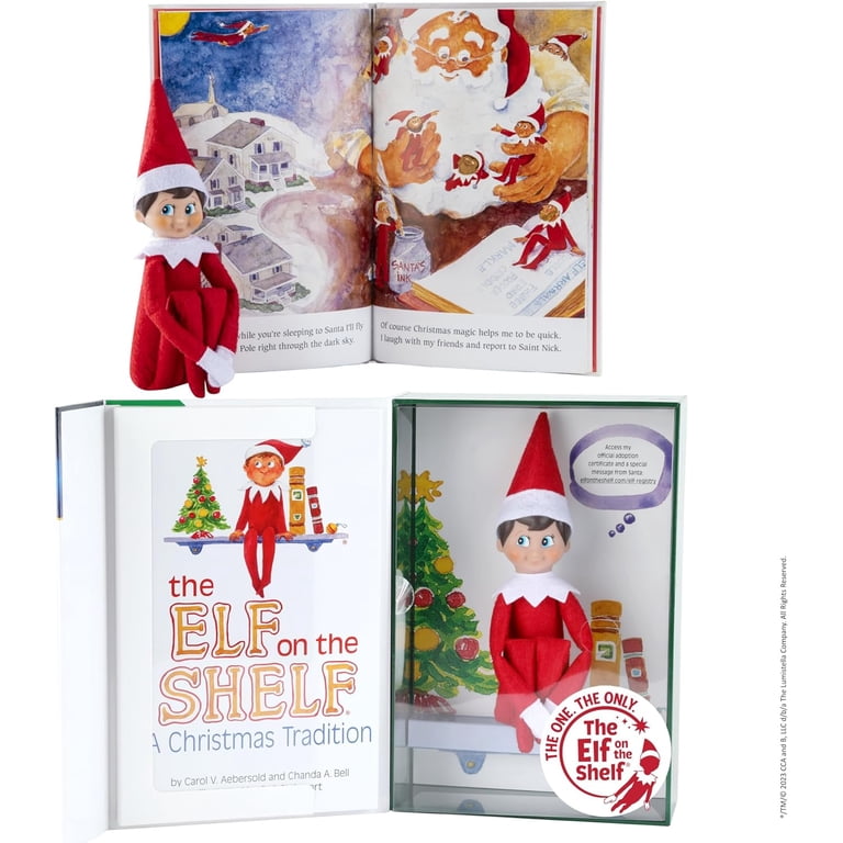 Elf on the Shelf: Boy Scout Elf with Blue Eyes, Christmas