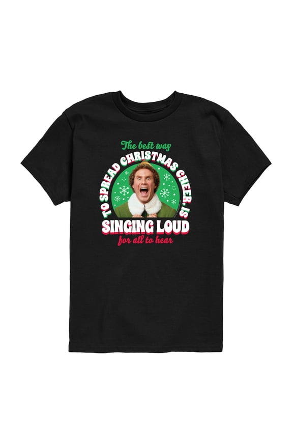 - Singing Elf - Toddler Boys Short Sleeve Graphic T-Shirt