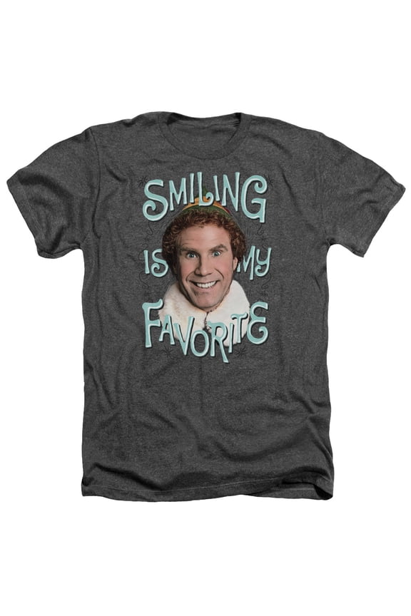 Elf - Smiling - Heather Short Sleeve Shirt - XX-Large