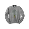 thumbnail image 1 of Elf Smiling's My Favorite Ugly Christmas Sweatshirt Large Grey, 1 of 1