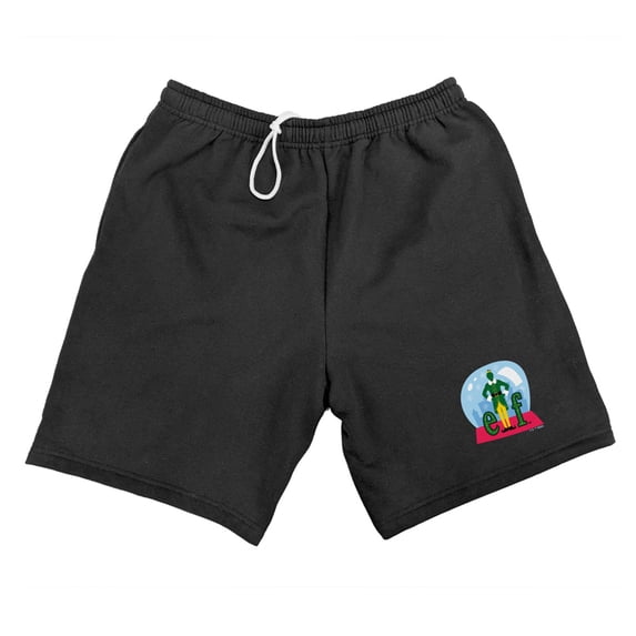 Elf Snow Globed Mens Sweat Shorts