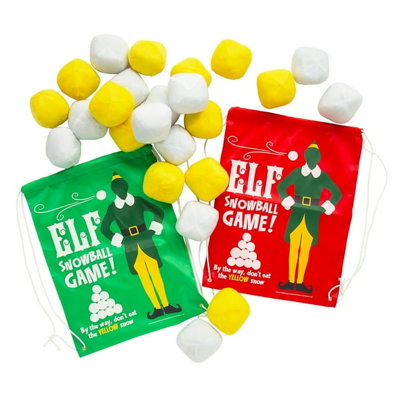 Elf Snowball Fight Game - 26 pieces