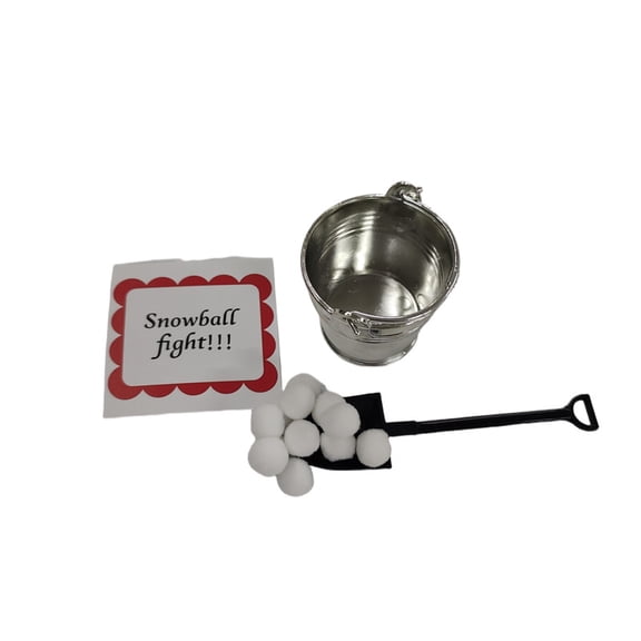 Elf Snowball Fight Prop, The North Pole Snowball Fight, Winter Decoration, Christmas Decoration