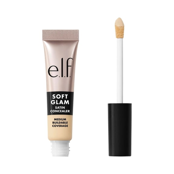 e.l.f. Soft Glam Satin Concealer, 12 Fair Warm, 0.21 fl oz