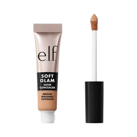 e.l.f. Soft Glam Satin Concealer, 21 Light Neutral, 0.21 fl oz