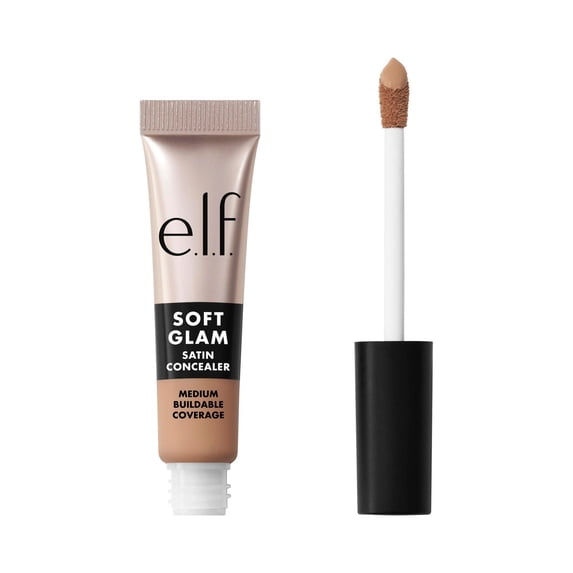 e.l.f. Soft Glam Satin Concealer, 25 Light Neutral, 0.21 fl oz