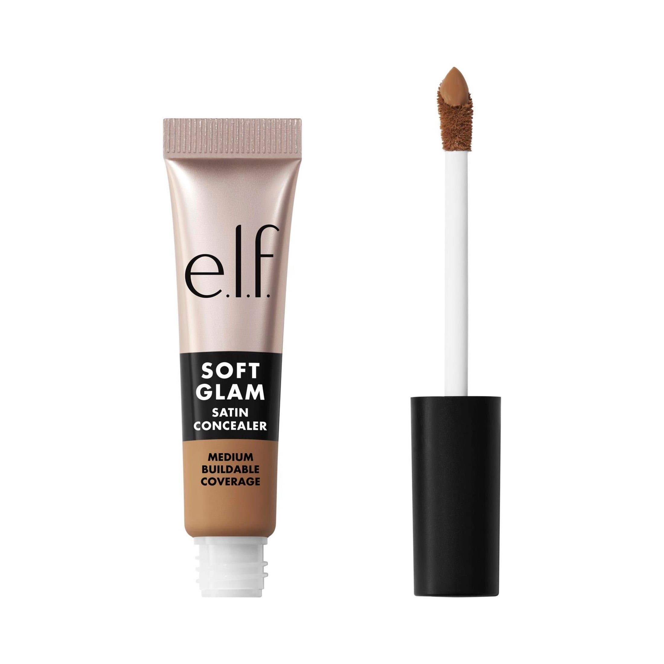 e.l.f. Soft Glam Satin Concealer, 40 Tan Warm, 0.21 fl oz