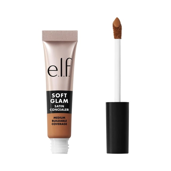 e.l.f. Soft Glam Satin Concealer, 42 Tan Neutral, 0.21 fl oz