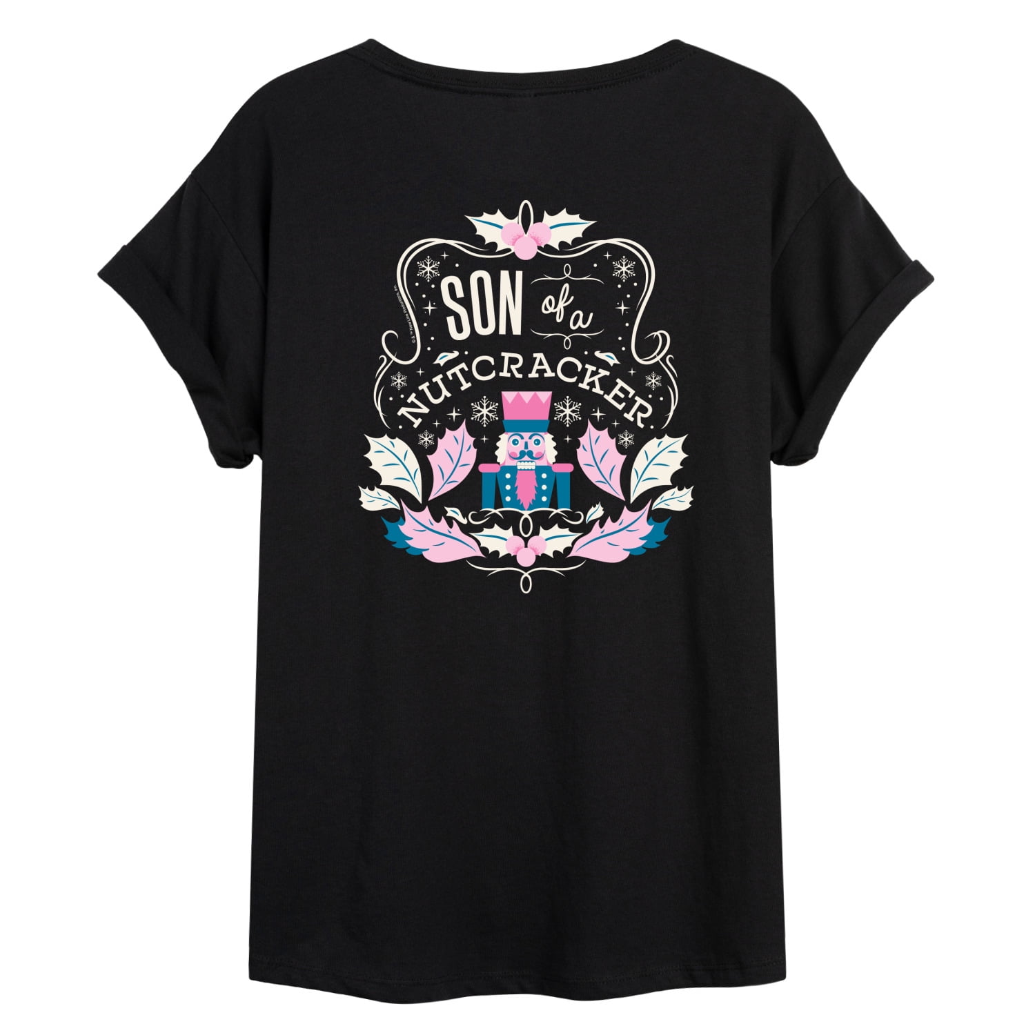Elf - Son Of A Nutcracker - Juniors Oversized Graphic T-Shirt