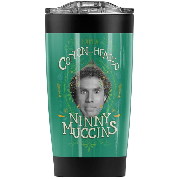 Elf Son Of A Nutcracker! Stainless Steel Tumbler 20 oz Coffee Travel Mug/Cup, Vacuum Insulated & Double Wall with Leakproof Sliding Lid | Great for Hot Drinks and Cold Beverages