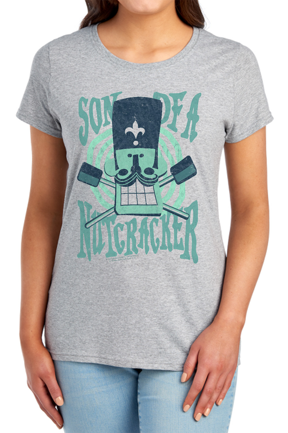 Elf Son of A Women's T Shirt, Athletic Heather, 2X-Large