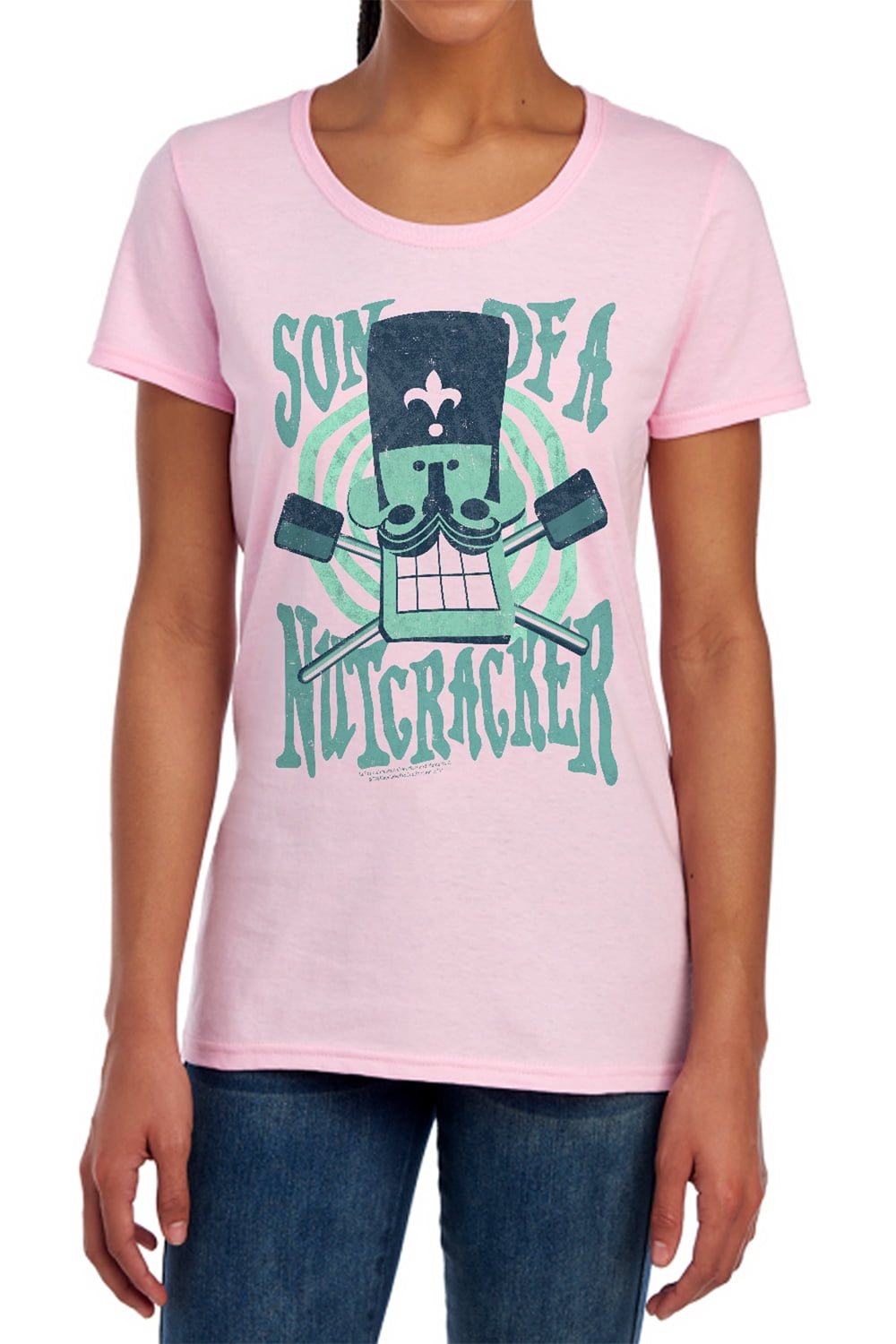 Elf Son of A Women's T Shirt, Pink, Medium