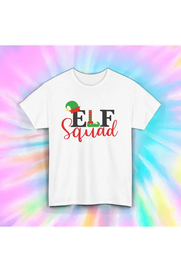 Elf Squad Holiday Matching Family Elf Graphic Tee Unisex T-Shirt up to size 5XL