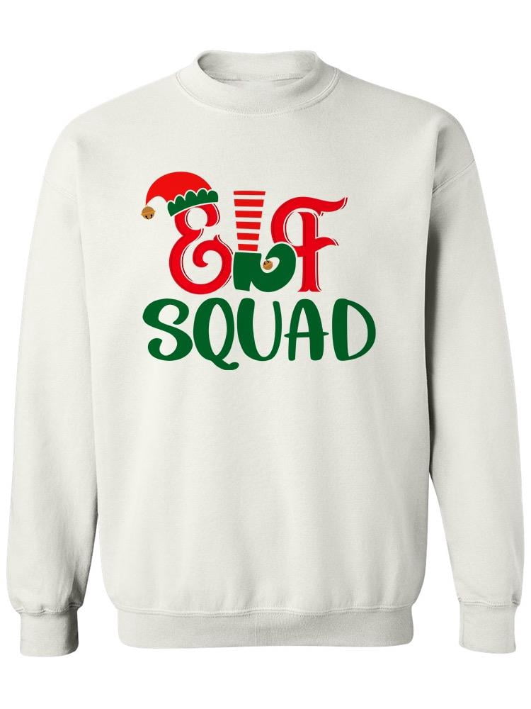 Elf Squad Sweatshirt Men - Men Sweatshirt, White, 2XL