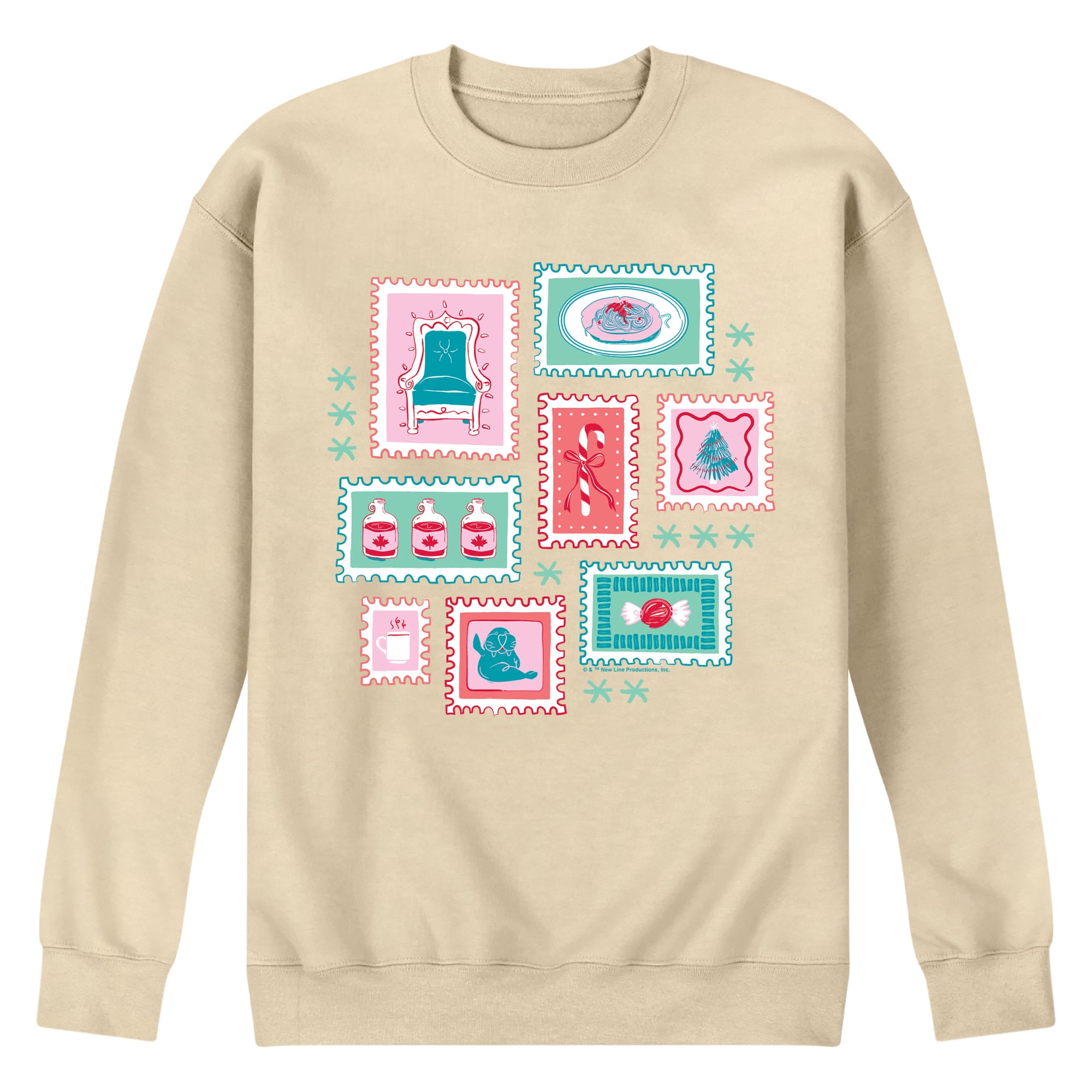 Elf - Stamp - Men's Crew Fleece Sweatshirt