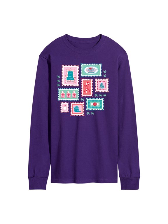 - Stamp Men's Long Sleeve Graphic T-Shirt