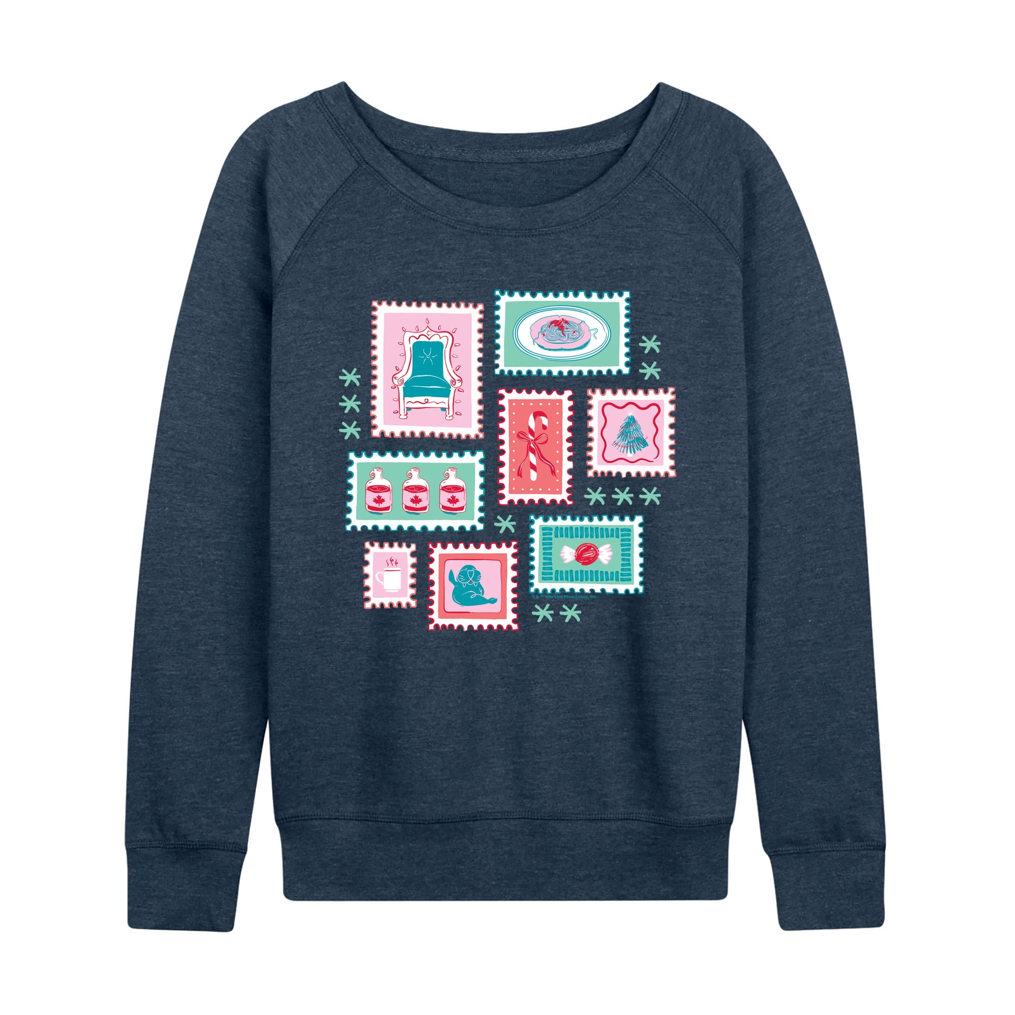 Elf - Stamp - Women's French Terry Long Sleeve Pullover