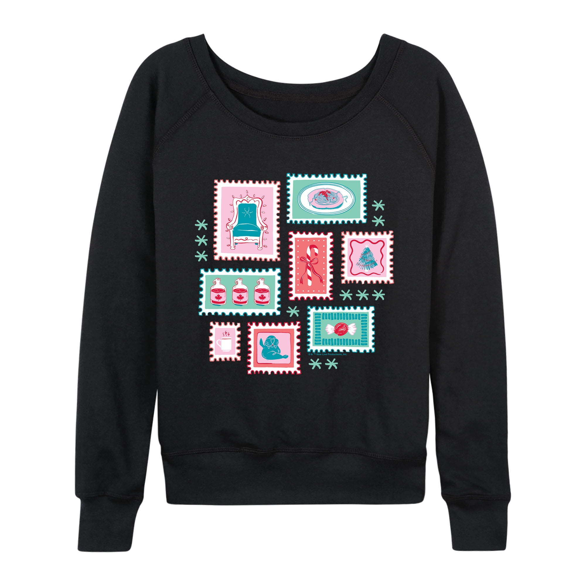 Elf - Stamp - Women's French Terry Long Sleeve Pullover