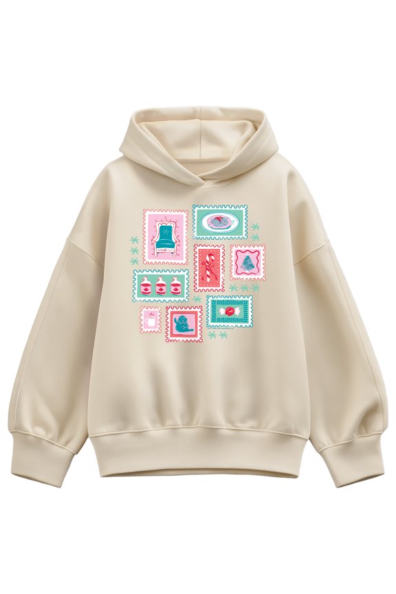 - Stamp - Women's Oversized Fleece Hoodie Sweatshirt