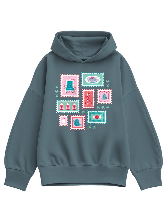 - Stamp Women's Oversized Fleece Hoodie Sweatshirt