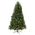 thumbnail image 1 of Elf Stor 6ft Prelit Christmas Tree with 250 LED Lights and Metal Stand, 1 of 7